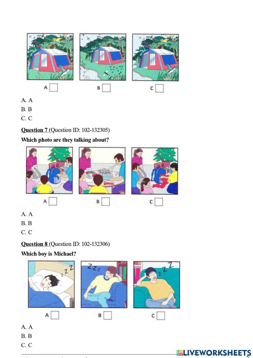 Listening Flyers A2 - K12 - Test 1