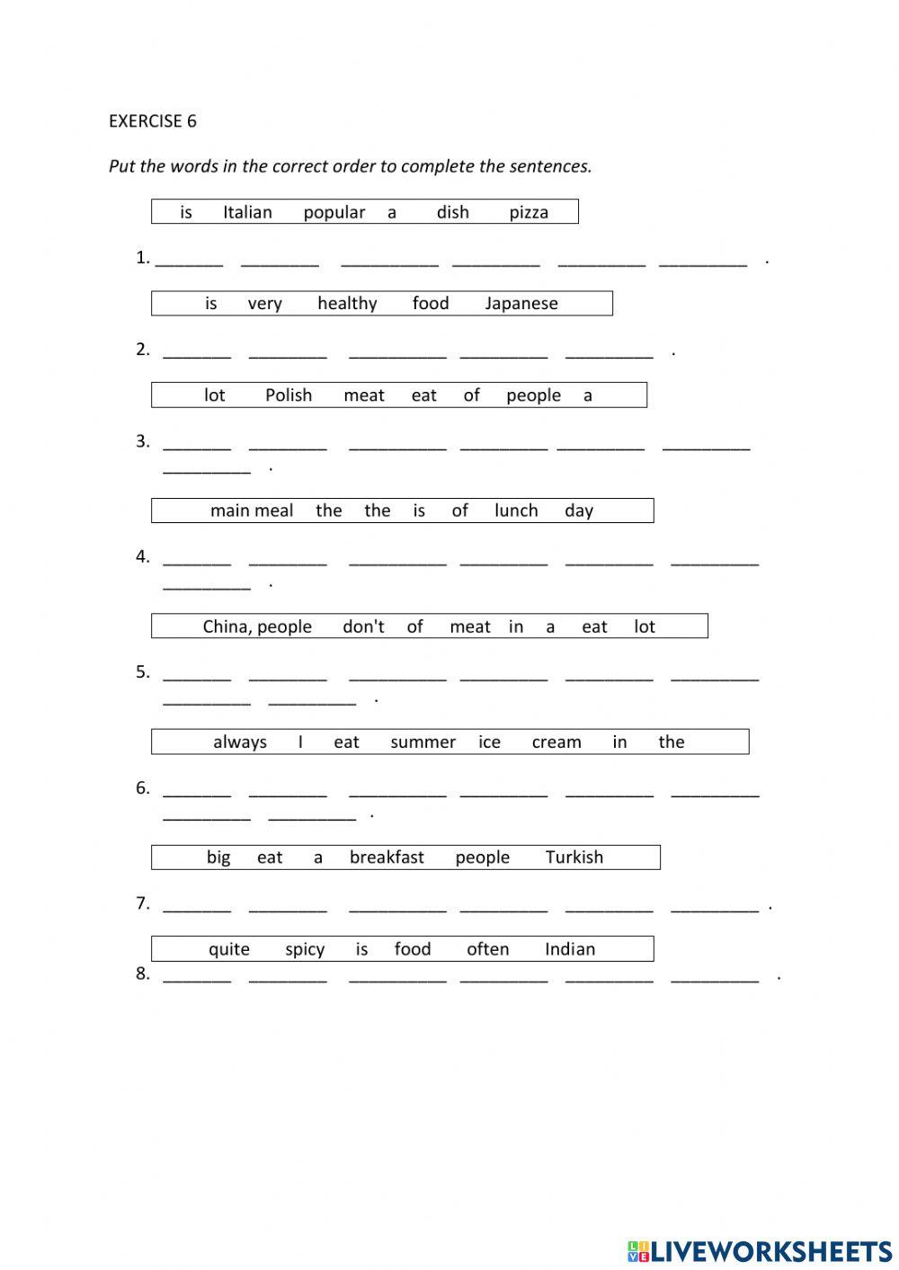 IE0, Unit 5, Reading and Writing, Exercise 6