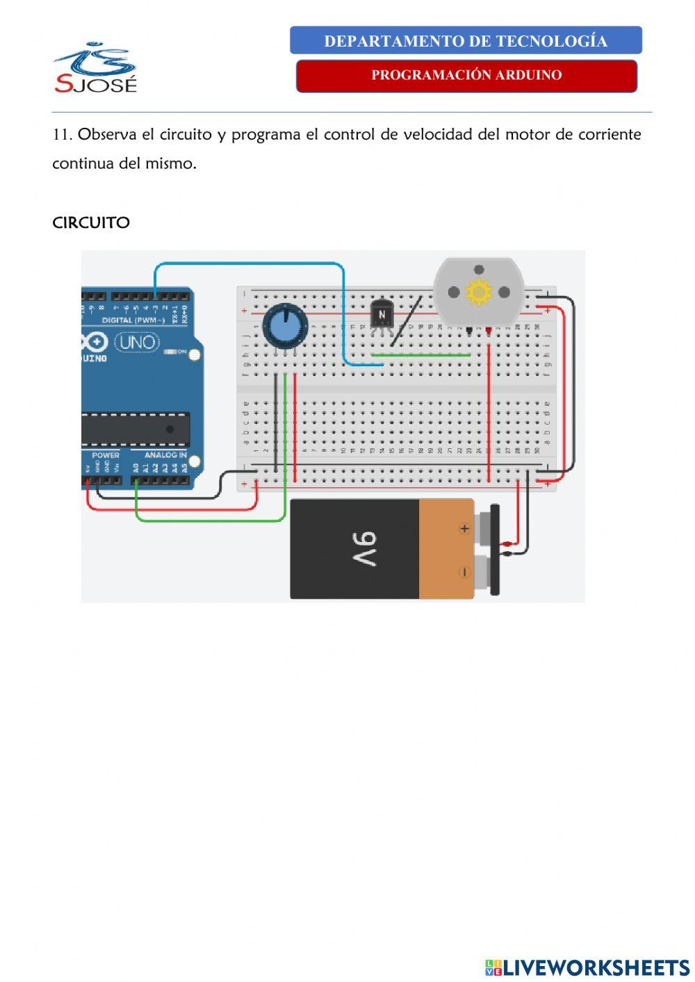Práctica Programación Arduino 11 Práctica Programación Arduino 11