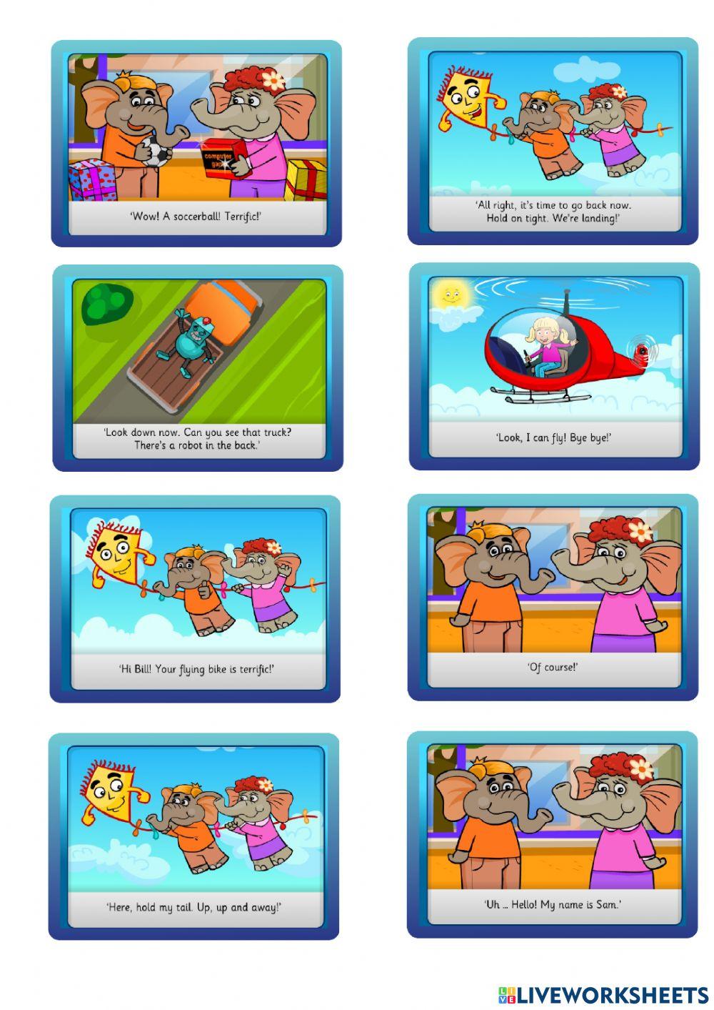 Idic 1 - Unit 9 - Lesson 4: Ordering the story