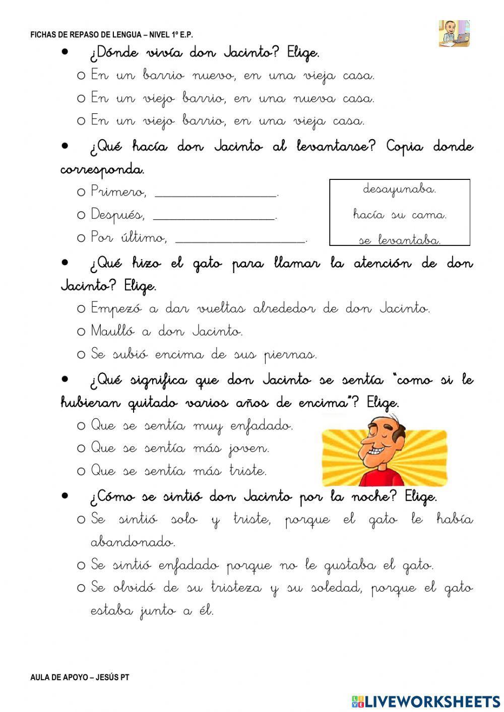 Ficha Lengua 59-1EP-Lectura comprensiva Ficha Lengua 59-1EP-Lectura comprensiva