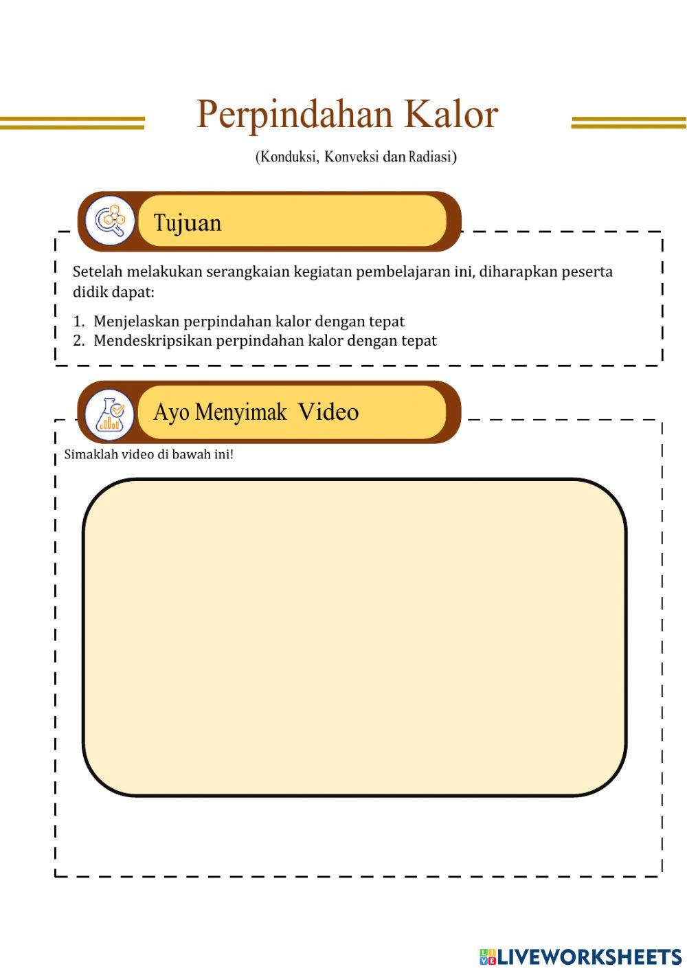 LKPD IPA-Perpindahan Kalor