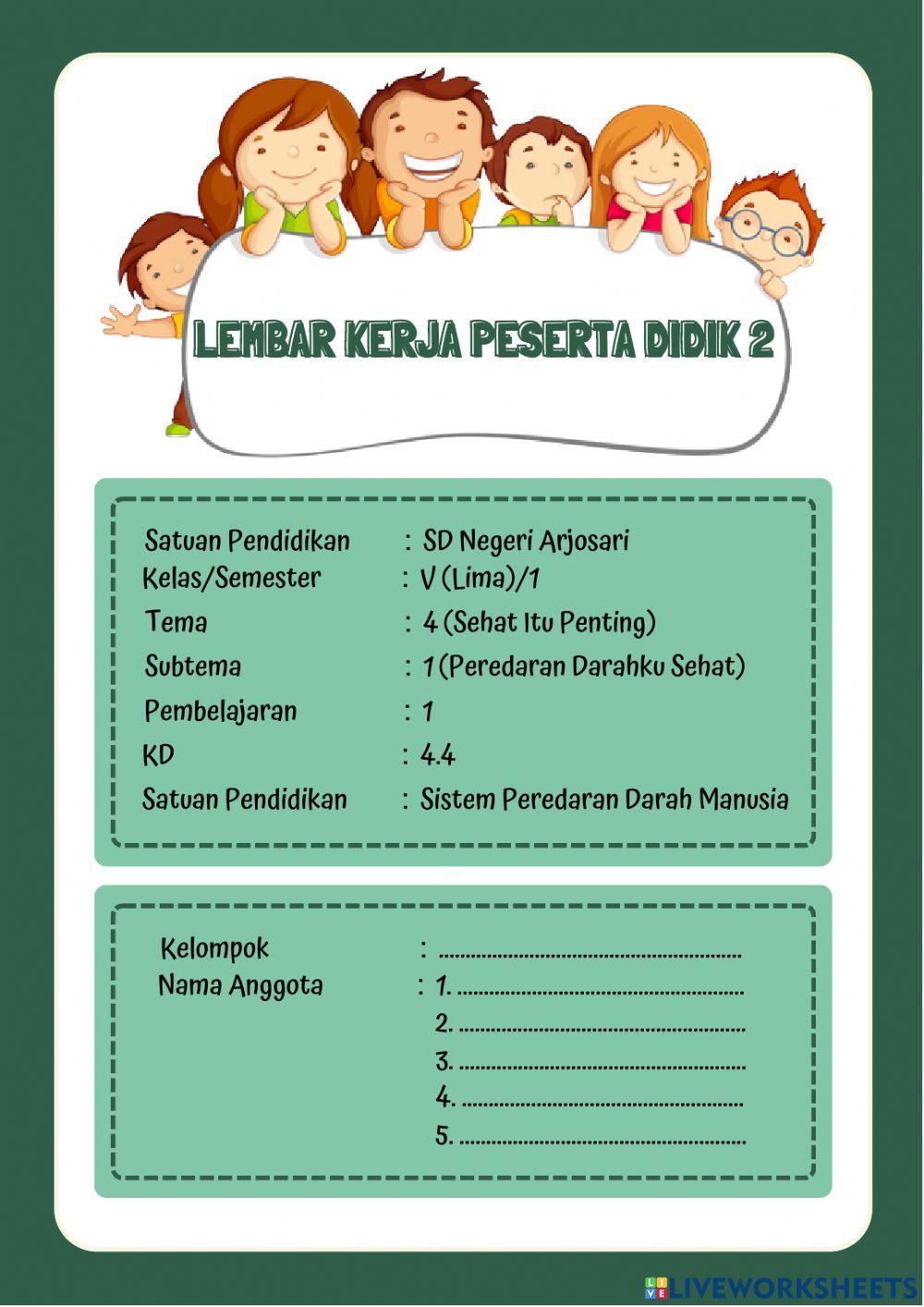 LKPD IPA Kelas 5 Tema 4 Subtema 1 PB 1