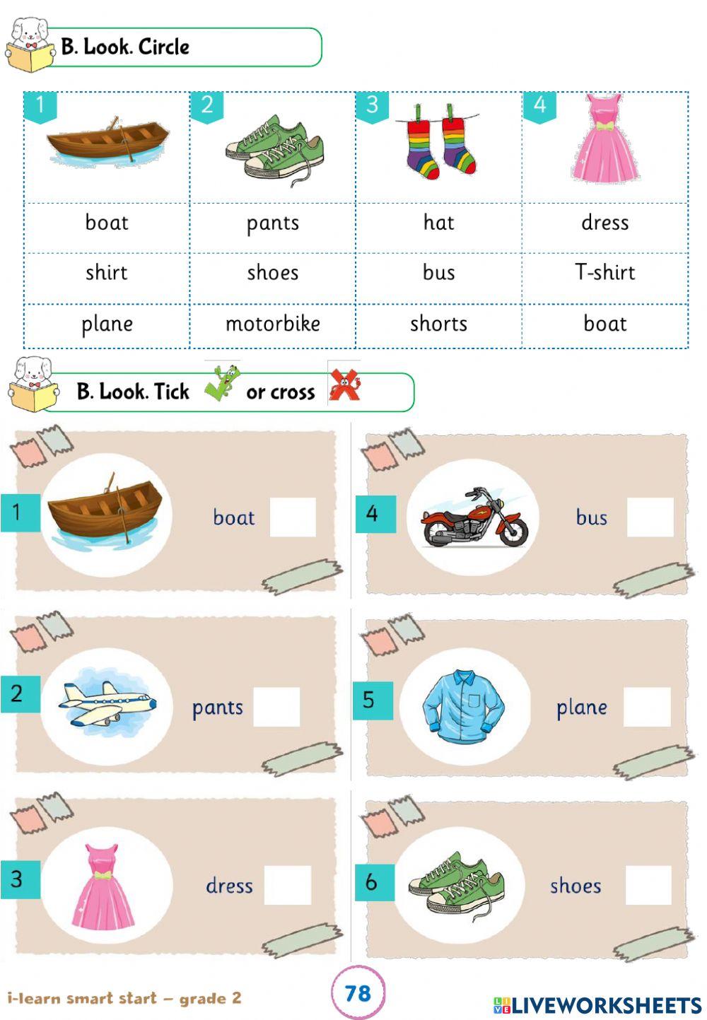 Grade 2 - review unit 7& 8