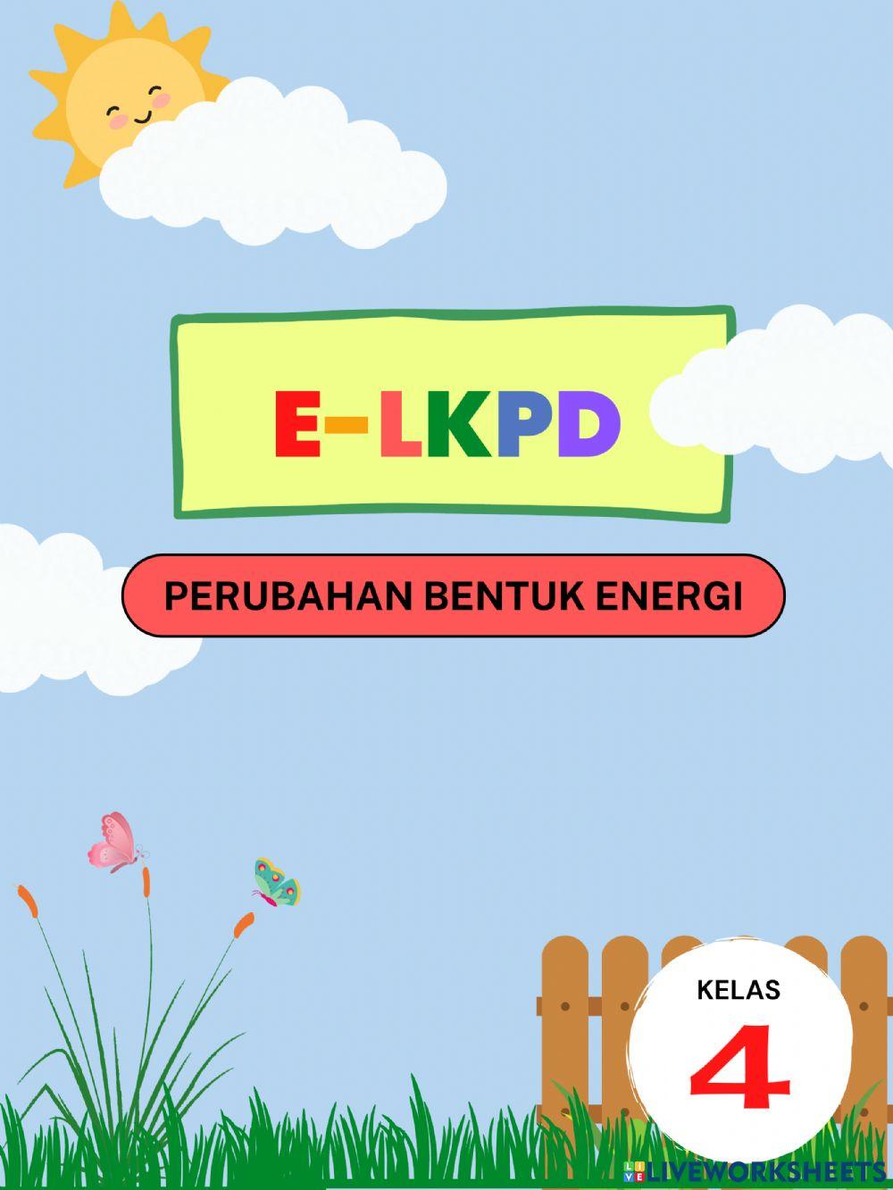 E-lkpd perubahan bentuk energi KELAS 4