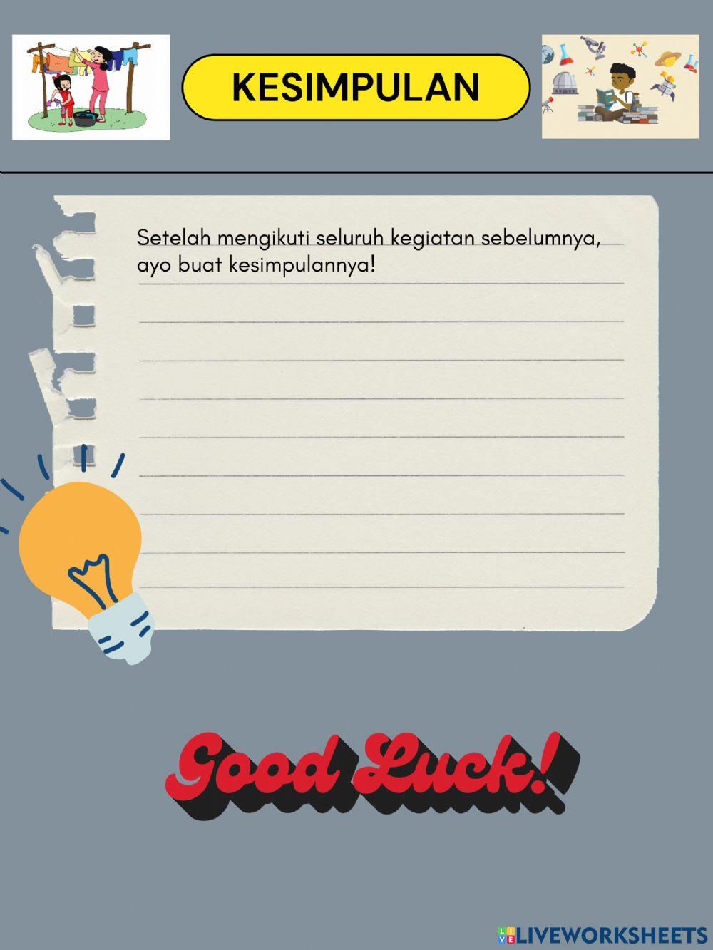 E-lkpd perubahan bentuk energi KELAS 4