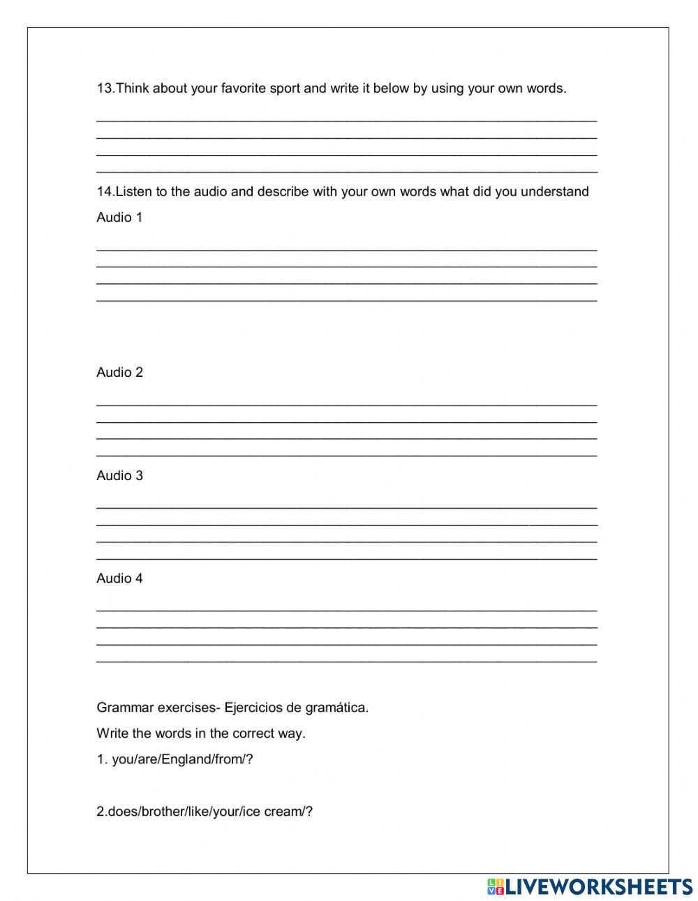 Assessment number two