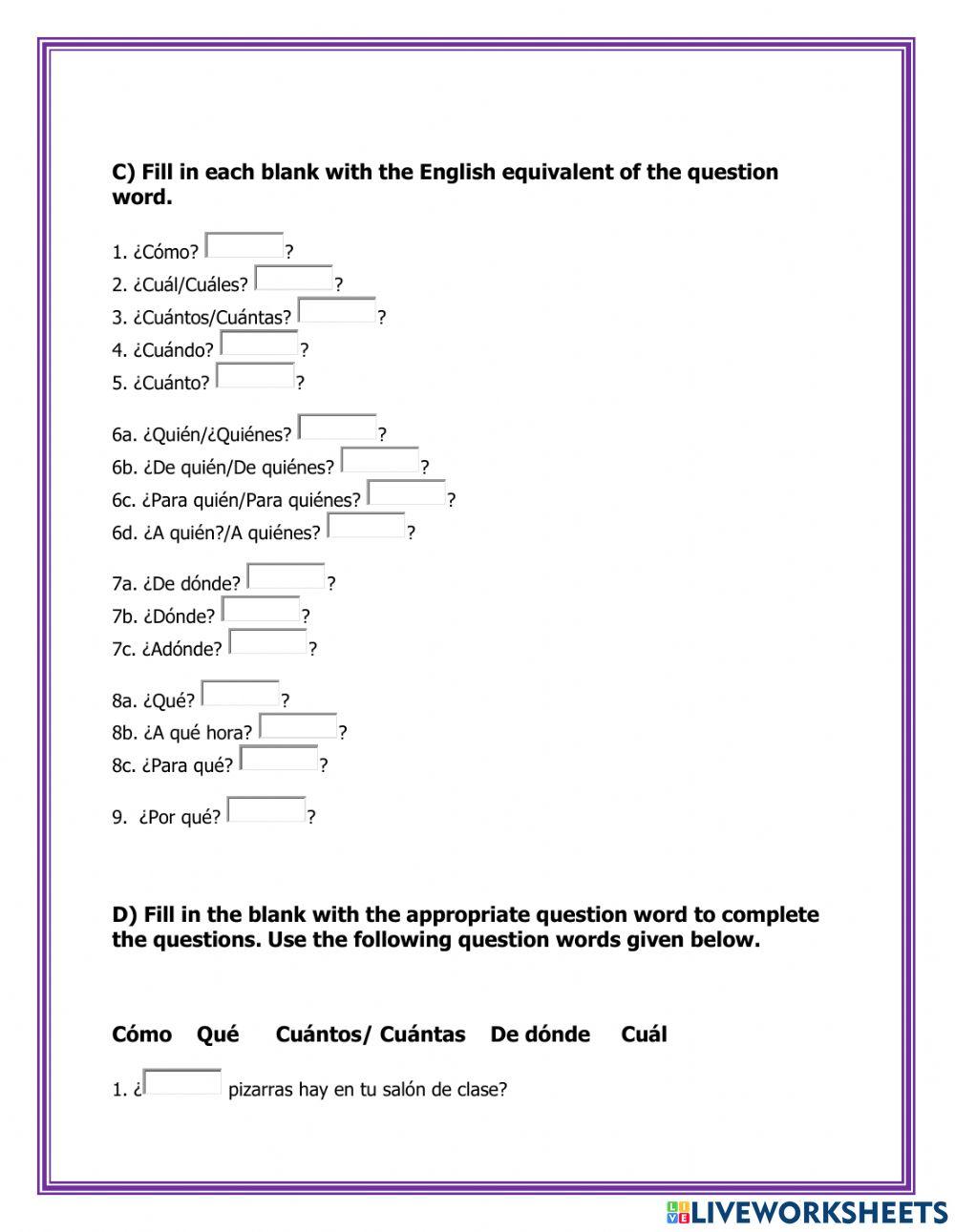 Palabras interrogativas 0353 Yadira Jimenez Live