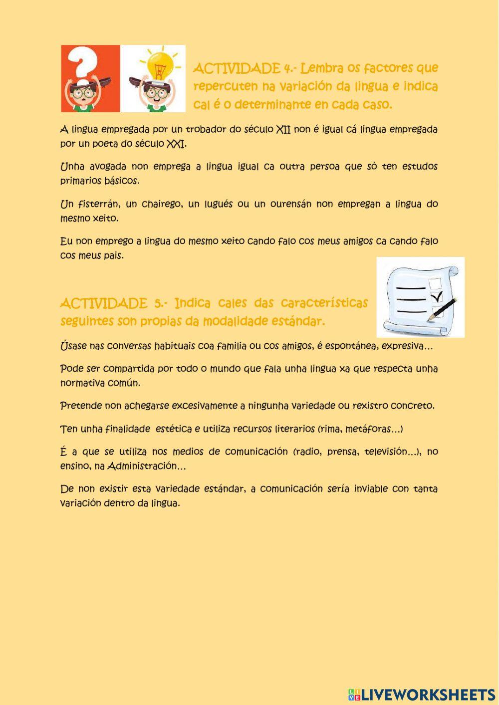 Revisión para exame