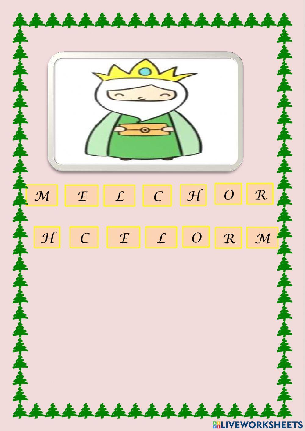 Los personajes del belén