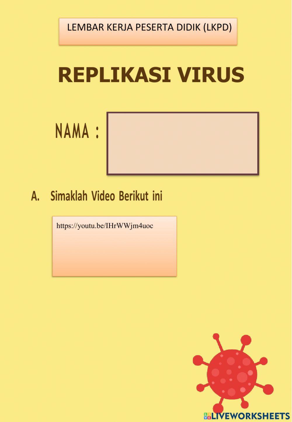 LKPD Replikasi Virus