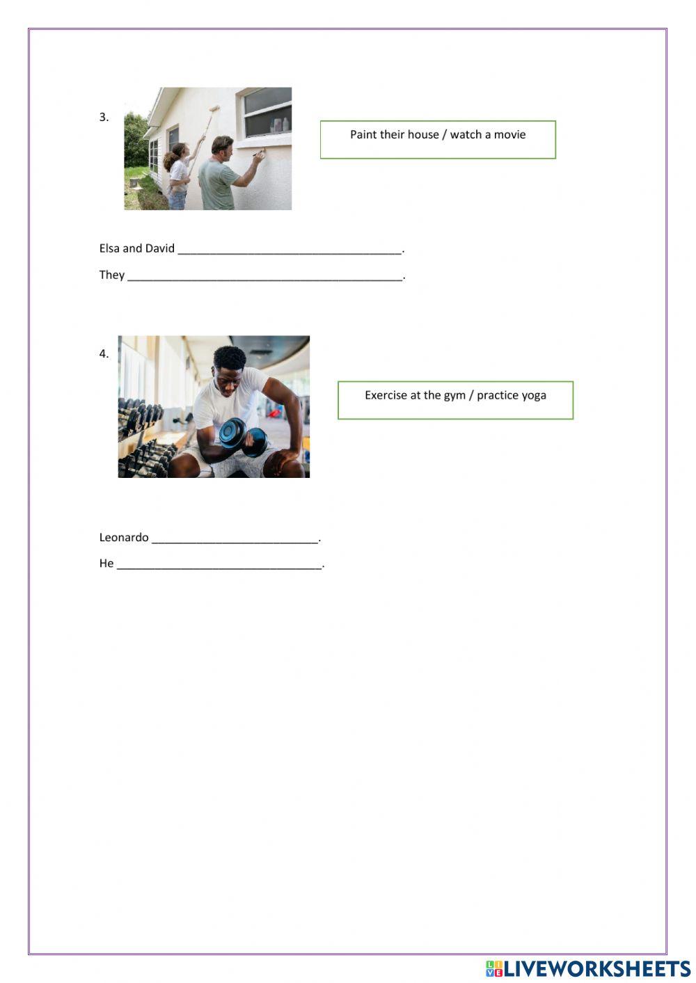 Past simple affirmative and negative