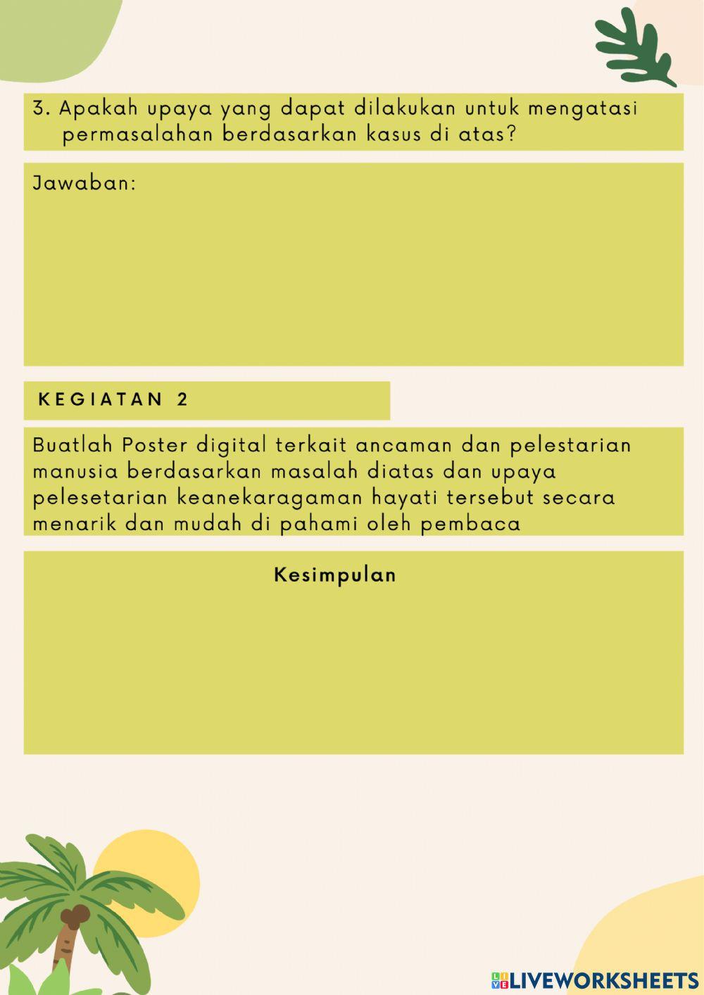 Ancaman dan Pelestarian Keanekaragaman Hayati
