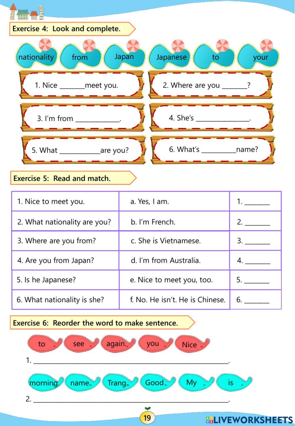 Test (u1 +u2) english 4