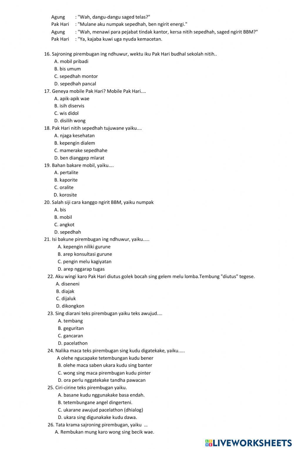 Pat  4 b jawa nopember 2022