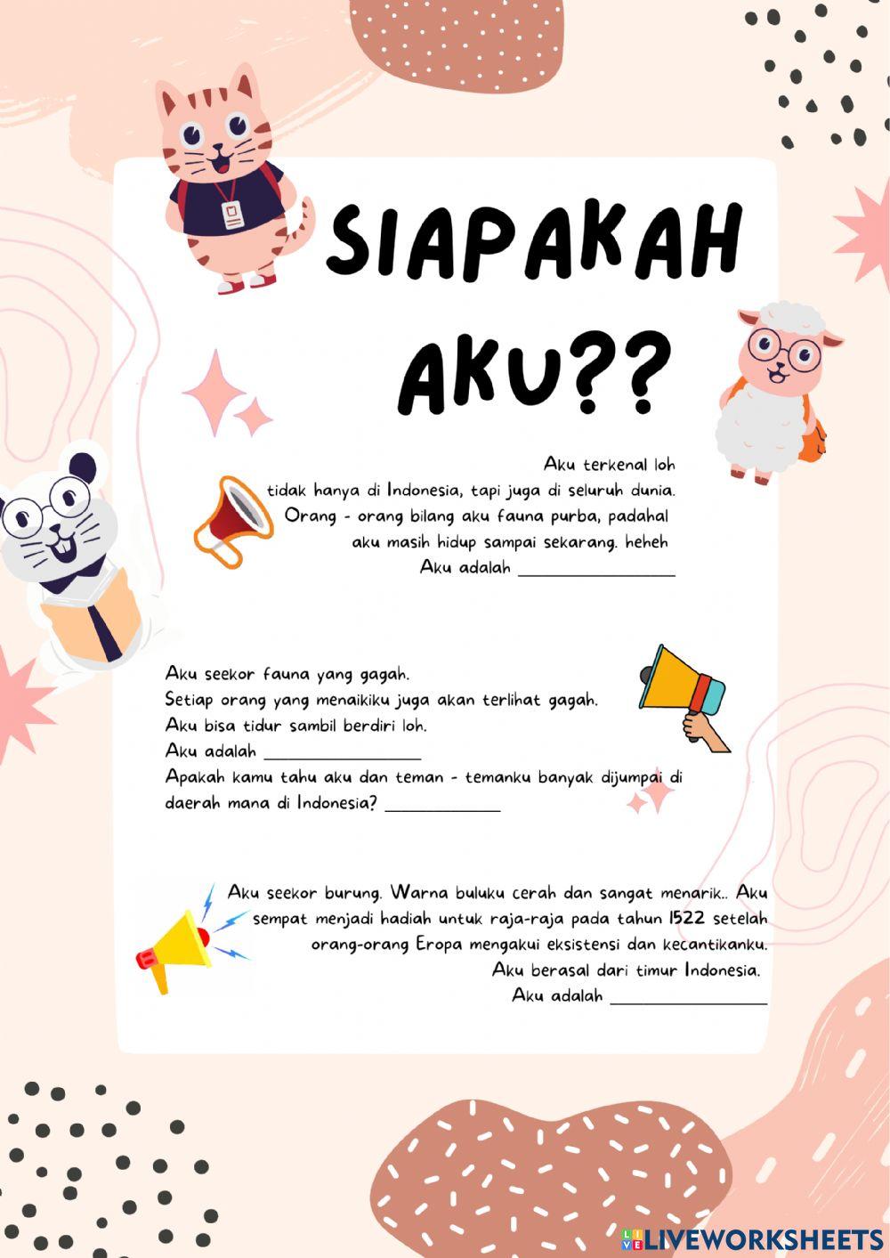 Sebarna fauna indonesia