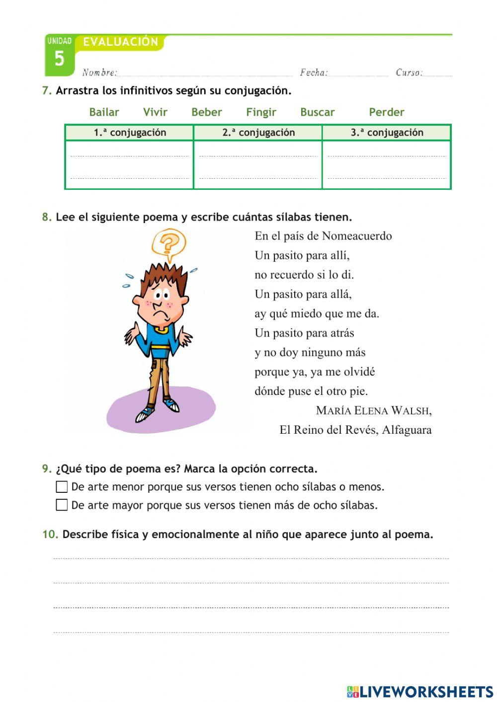 Tema 5 Lengua Clase Rock