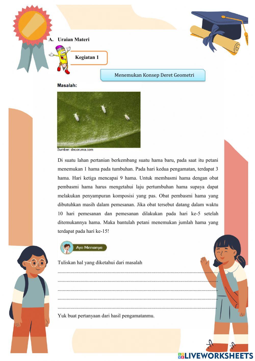 Lkpd barisan geometri