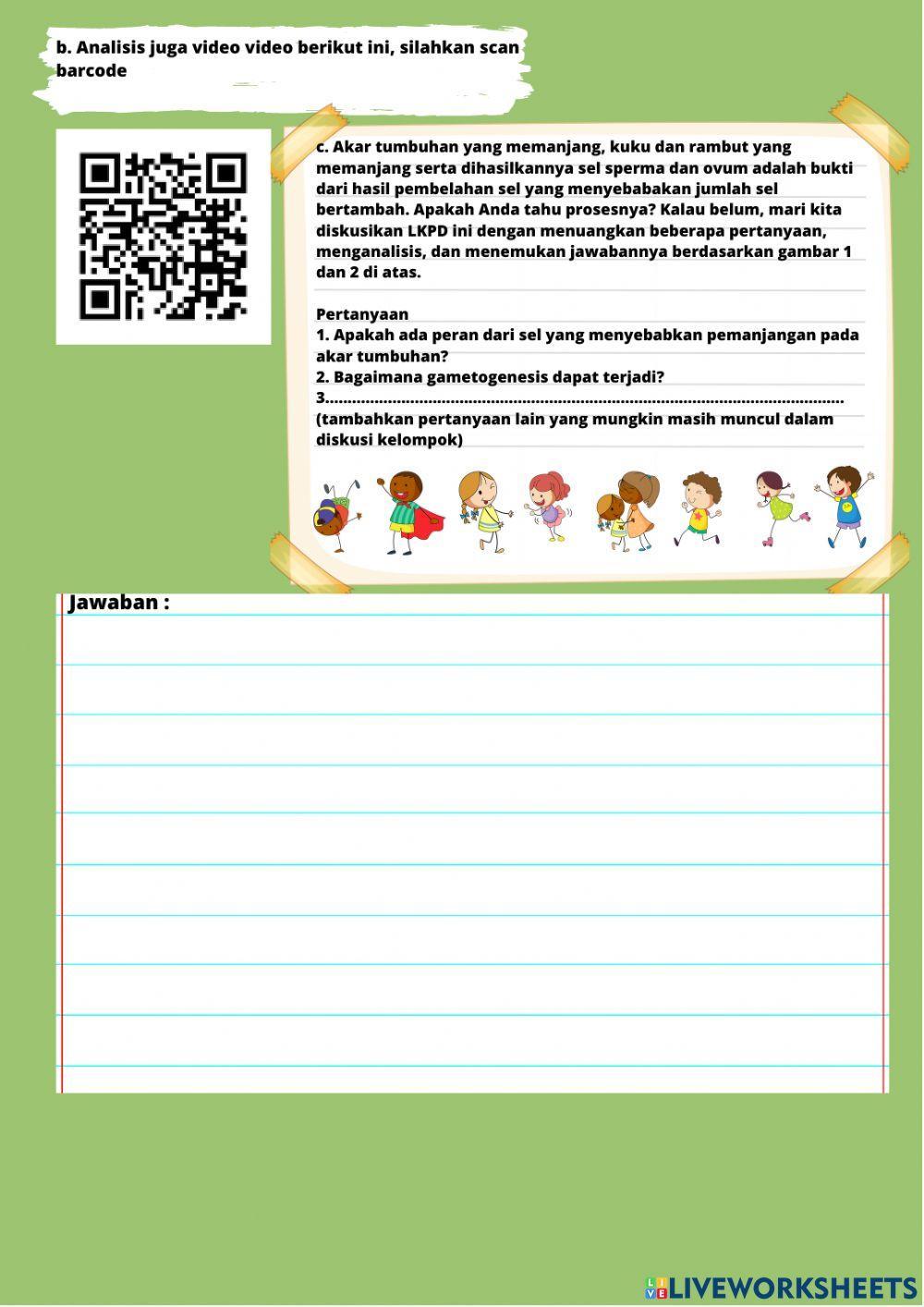 LKPD Pembelahan Sel Pertemuan 1