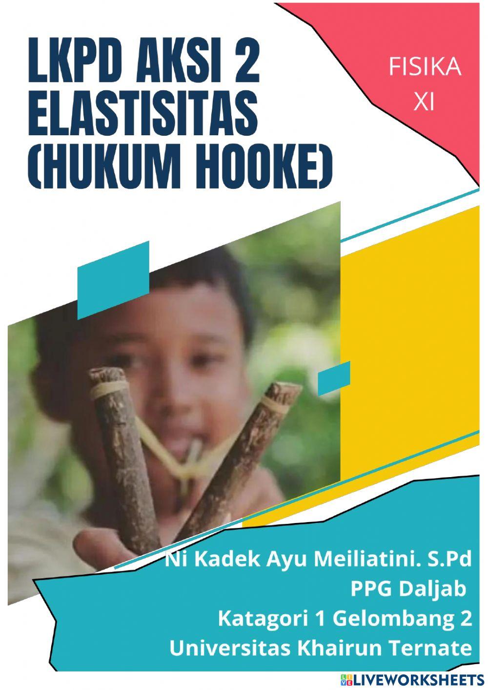 E-LKPD Hukum Hooke
