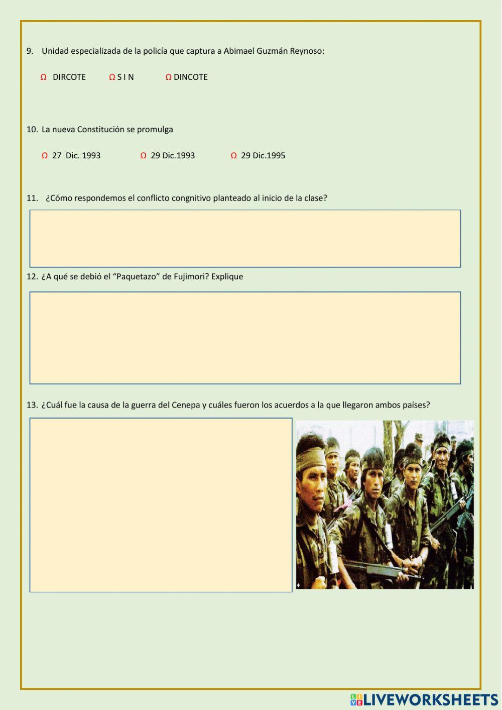 Primer Gob . de Alberto Fujimori 1990 - 95