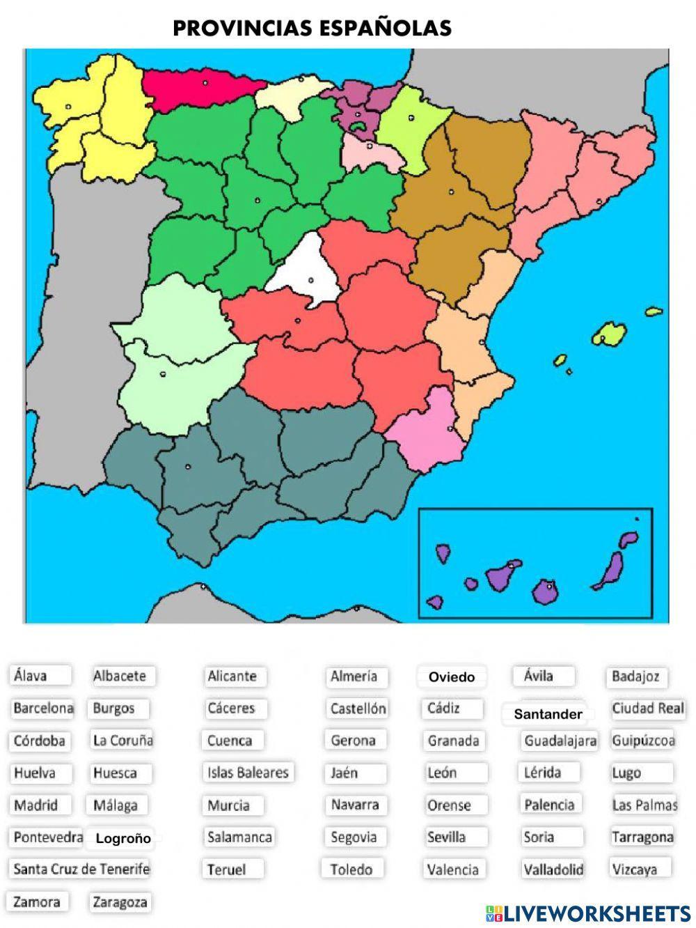 Provincias españolas