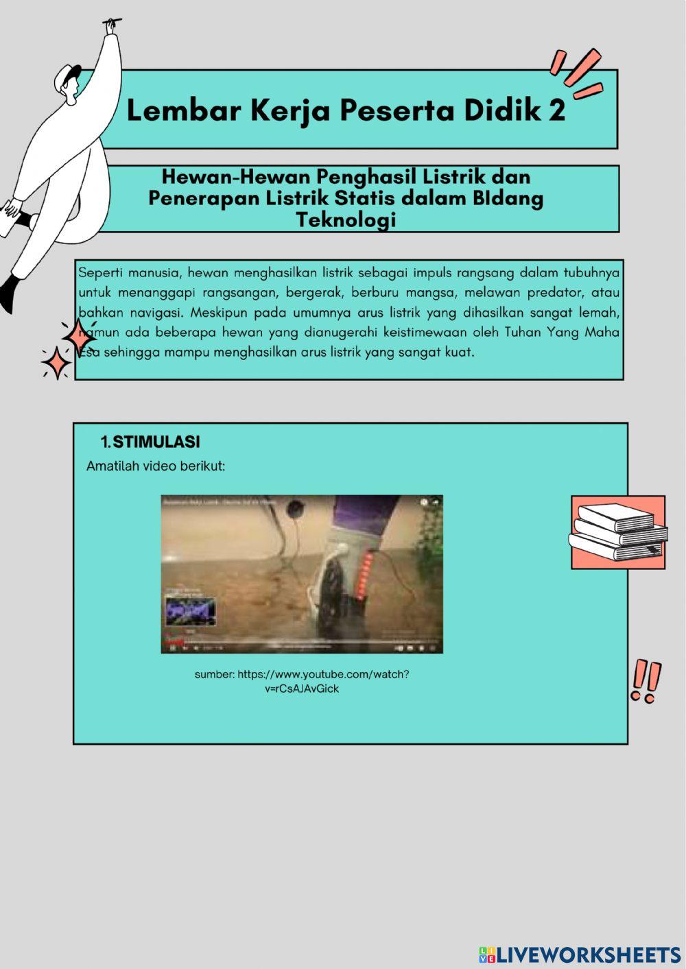 Lkpd hewan penghasil listrik