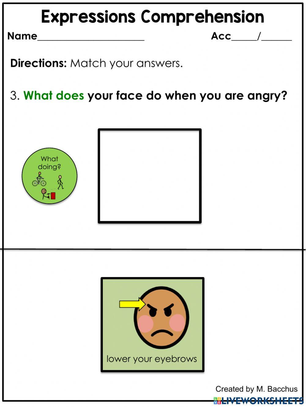 Expressions Comprehension