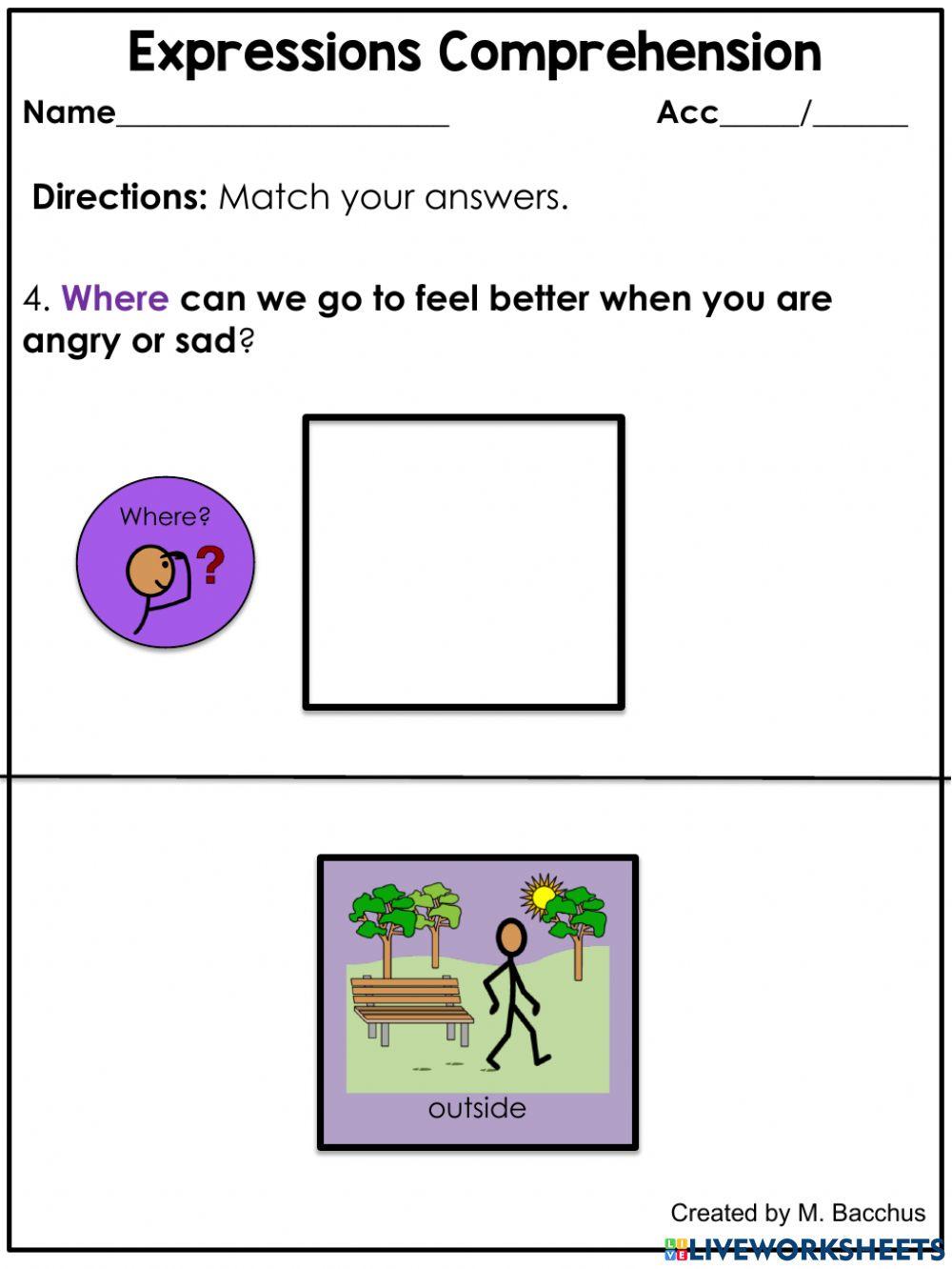 Expressions Comprehension