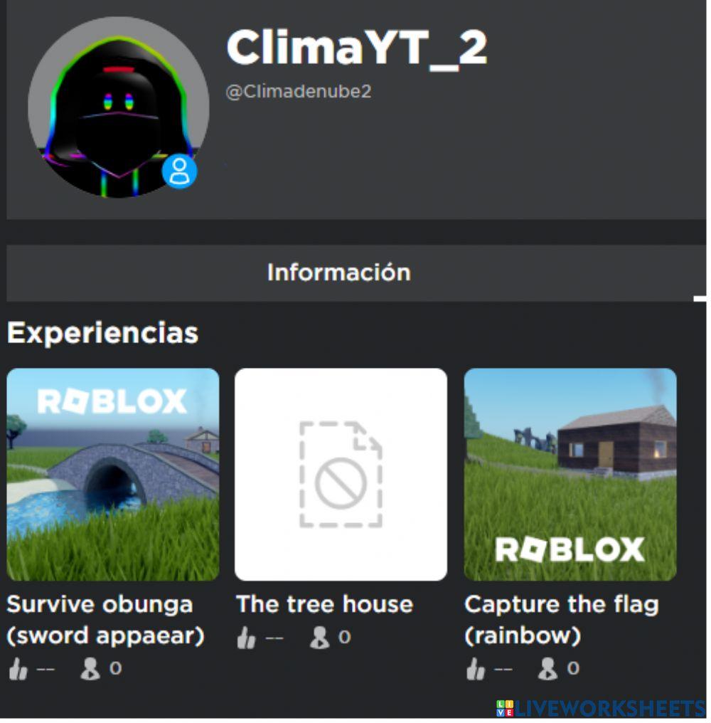 Perfil - Roblox