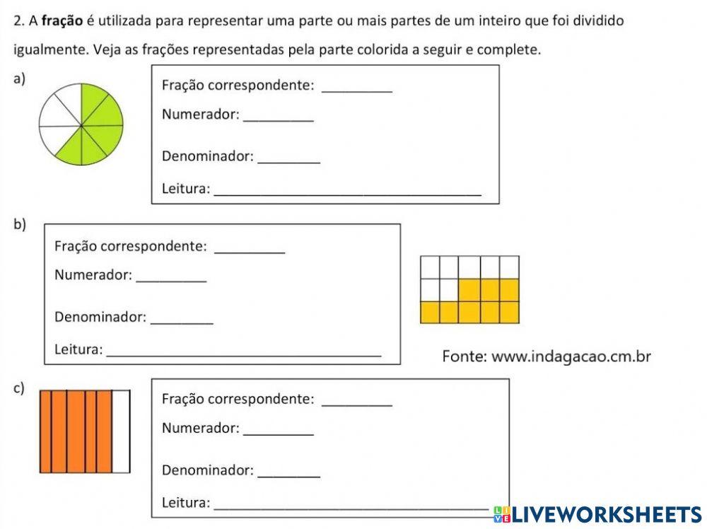 Completando Frações