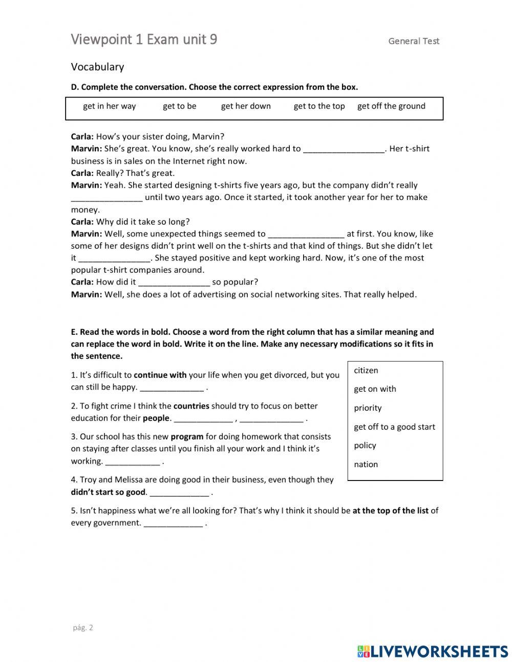 Test unit 9 Viewpoint 1