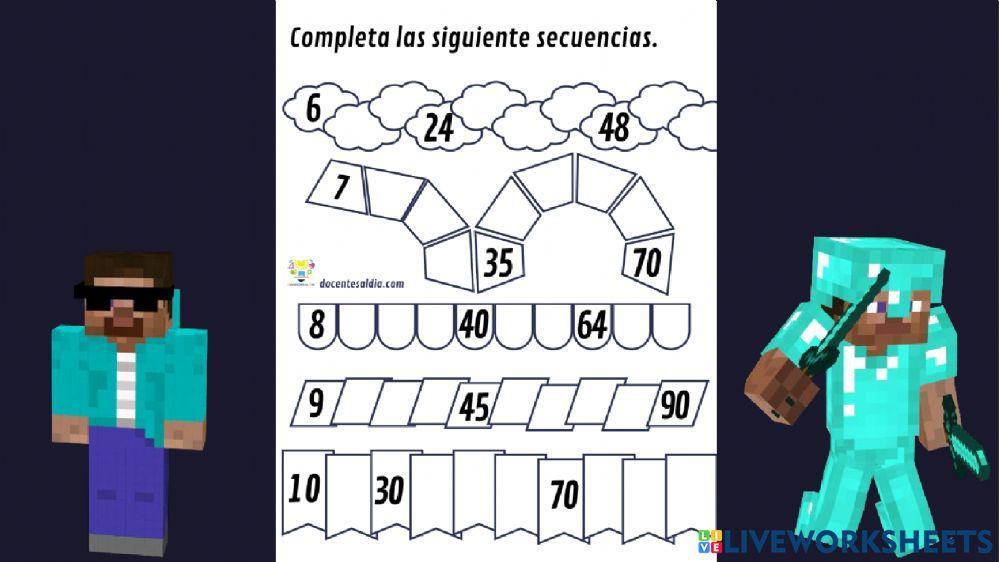 Tablas de multiplicar y Actividad