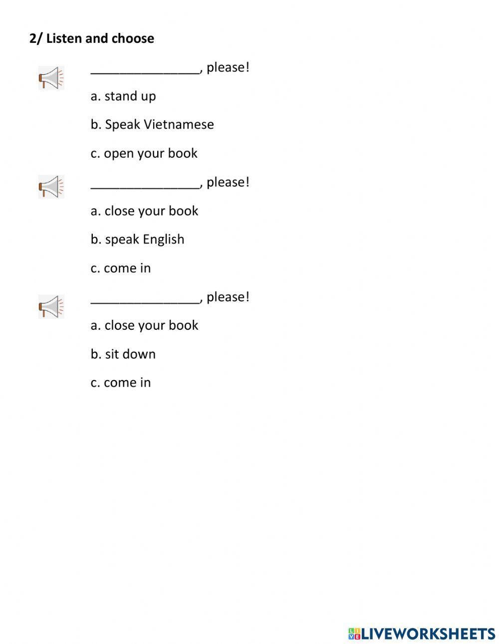 Book: Tiếng anh 3 – Unit 6: Our school