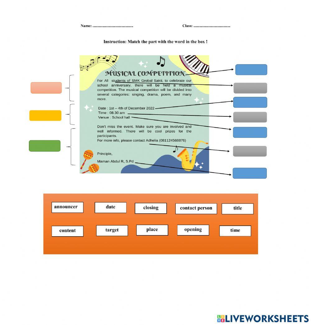 Drag drop Announcement
