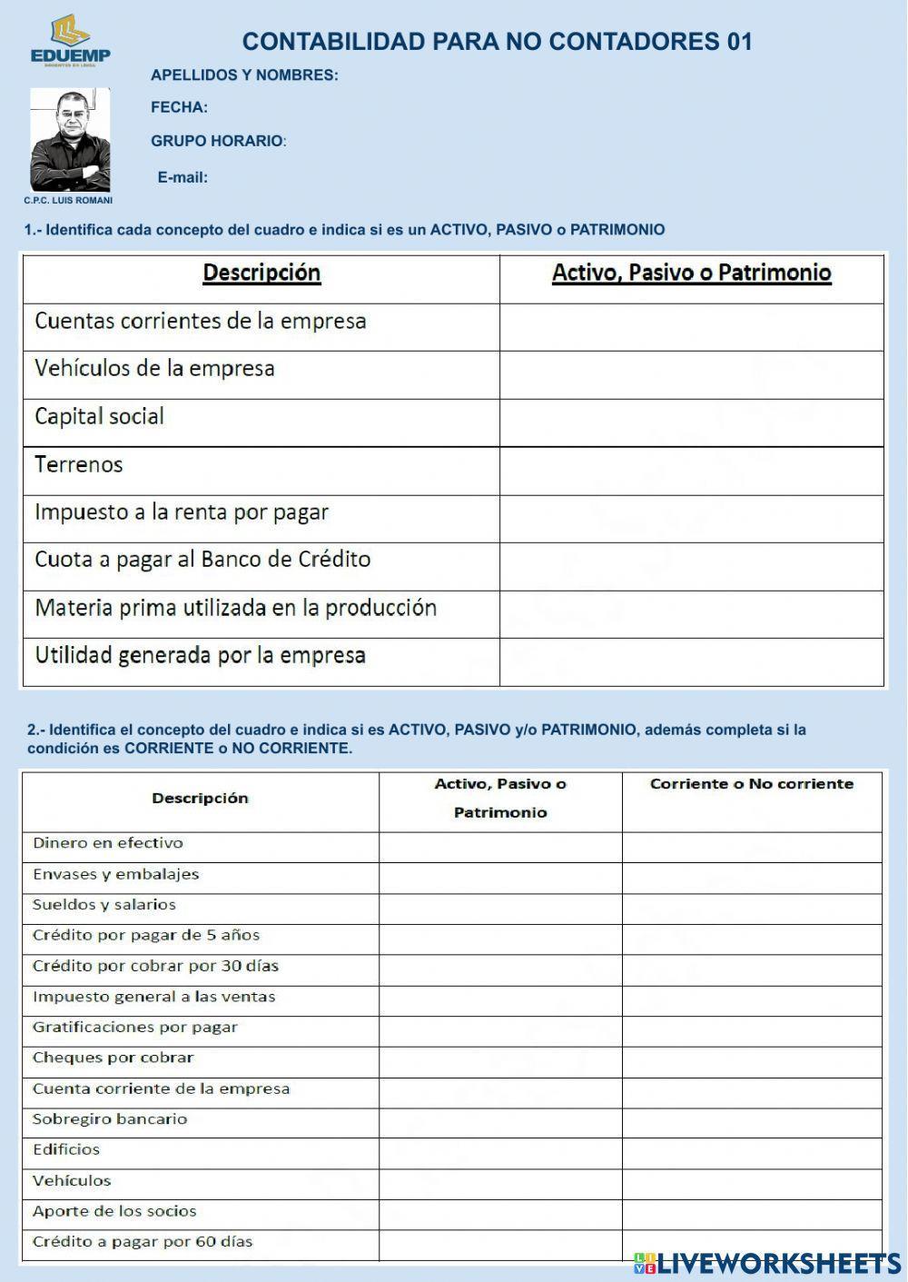 Contabilidad para no contadores