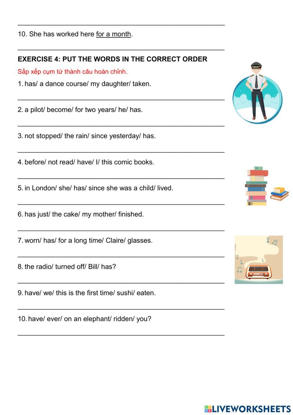 Present perfect listening speaking worksheet live 57 off