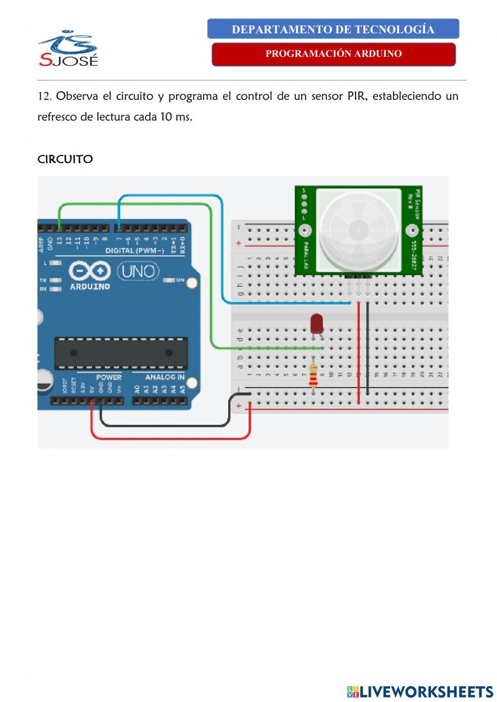 Práctica Programación Arduino 12 Práctica Programación Arduino 12