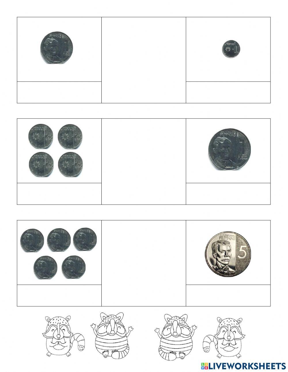 Comparing Money Optional Worksheet