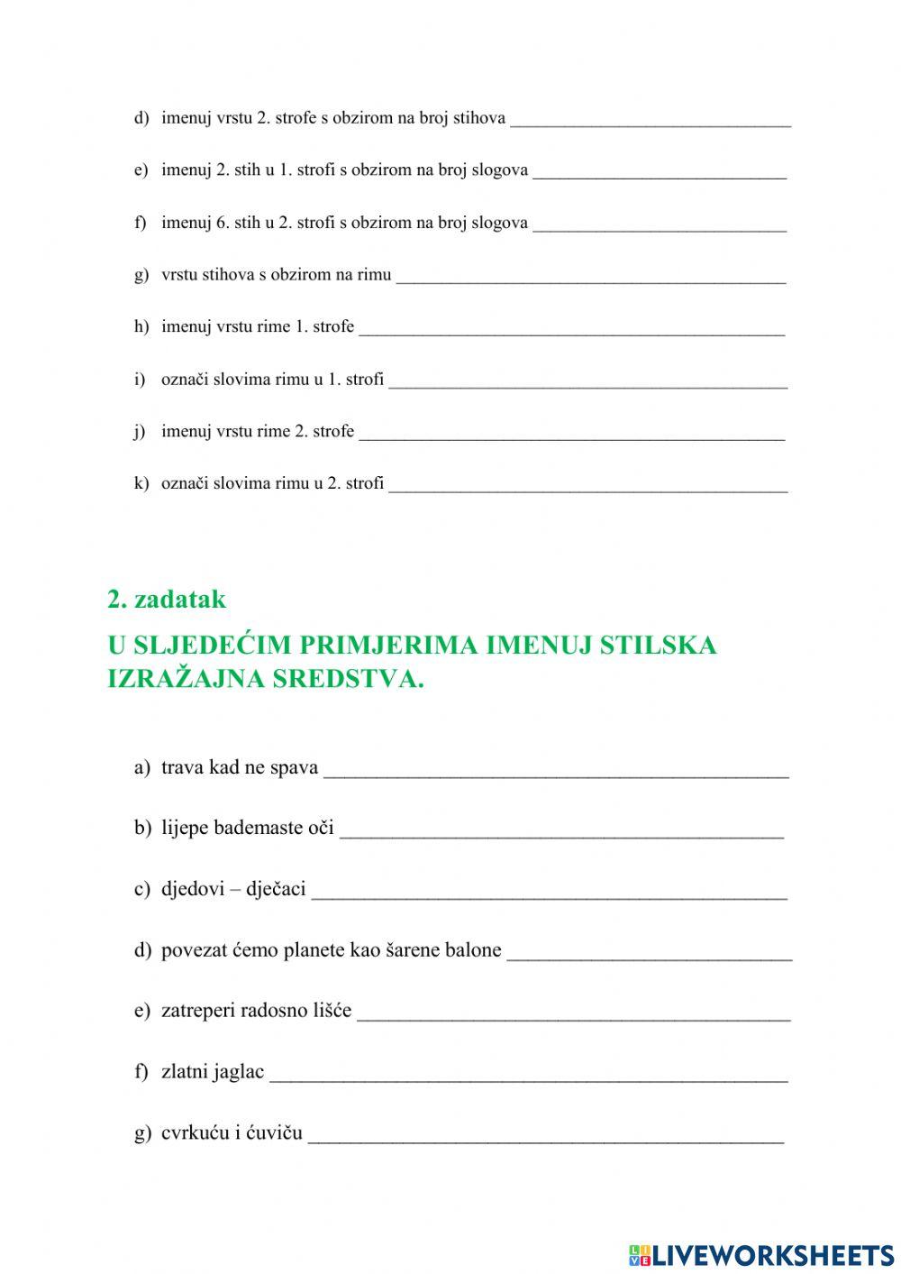 Ponavljanje za ispit iz književnosti - 6.