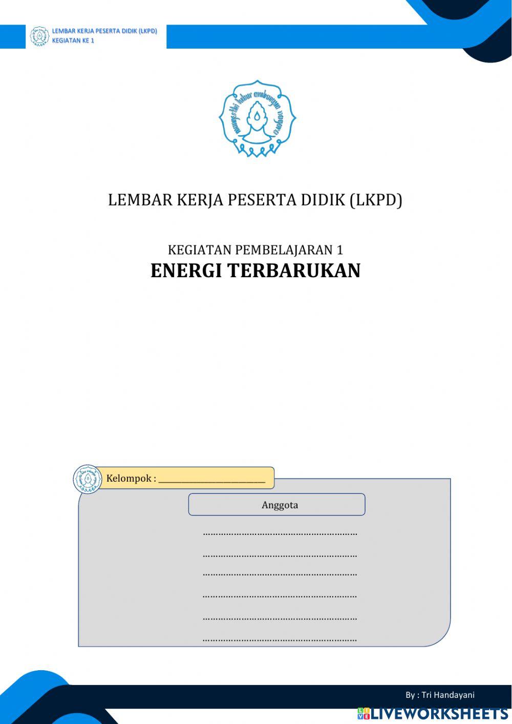 Energi Terbarukan