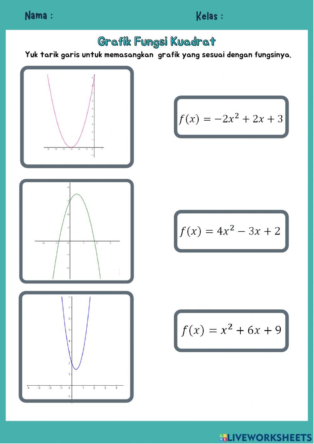 LKS Grafik Fungsi Kuadrat Kelas 9