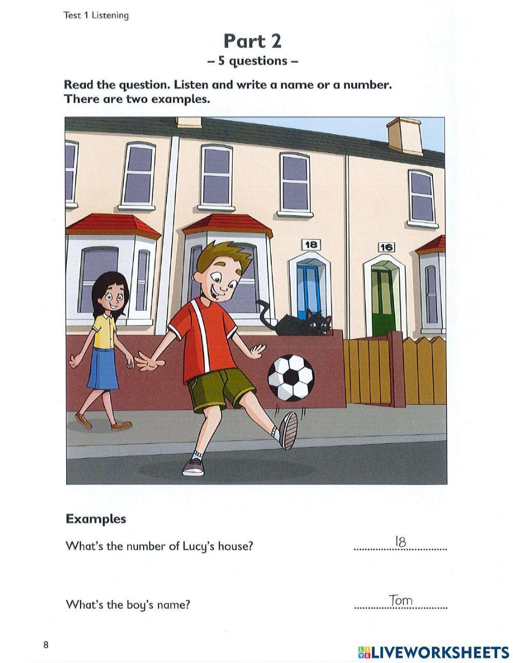 Collins Starter Test 1 Listening