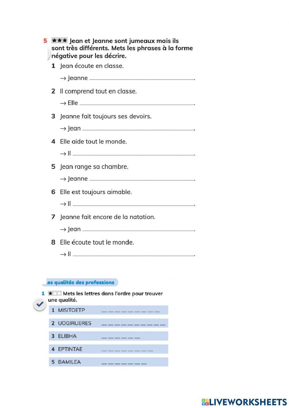 Silohuette 3 - leçon 1