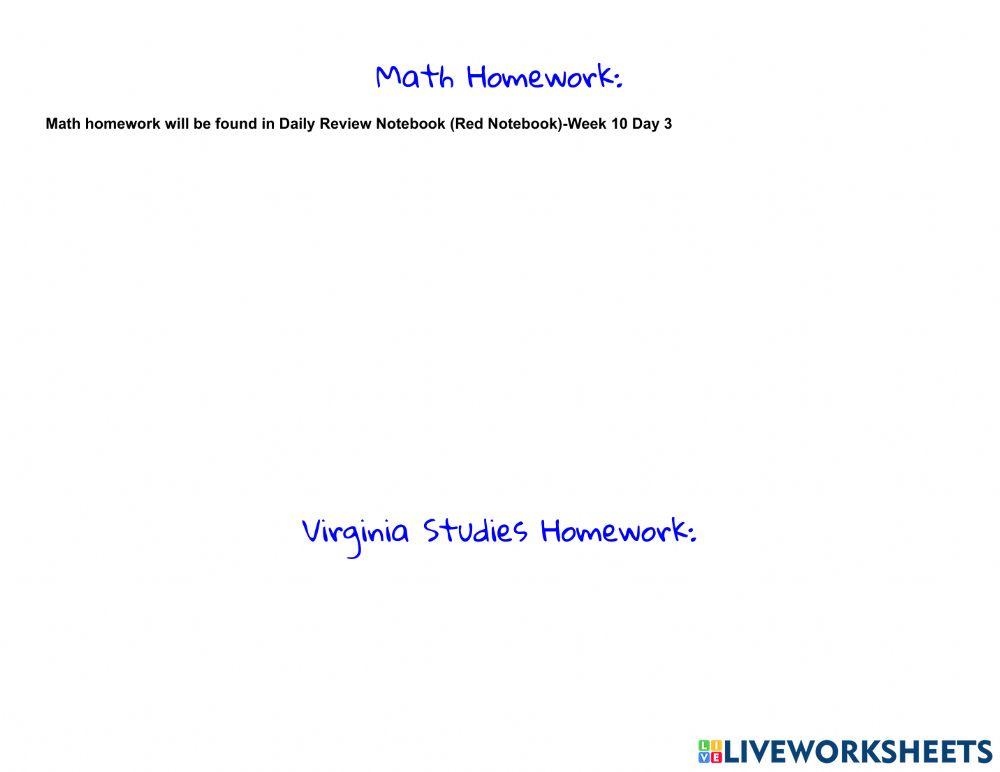 Homework Week 11 Day 3