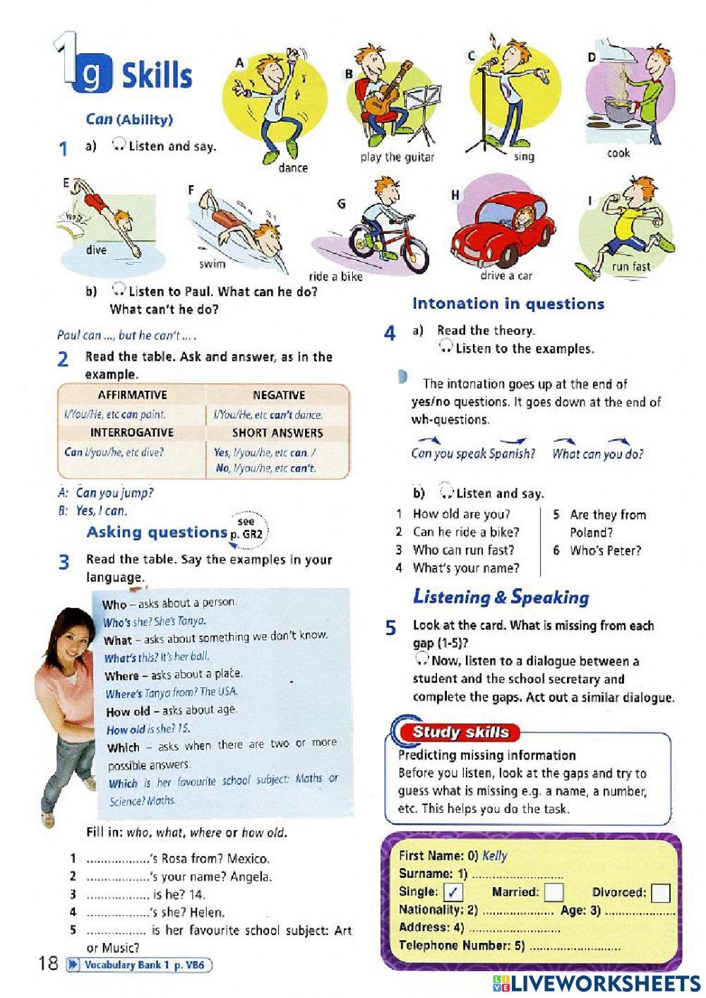 Prime time 1 SB p.18