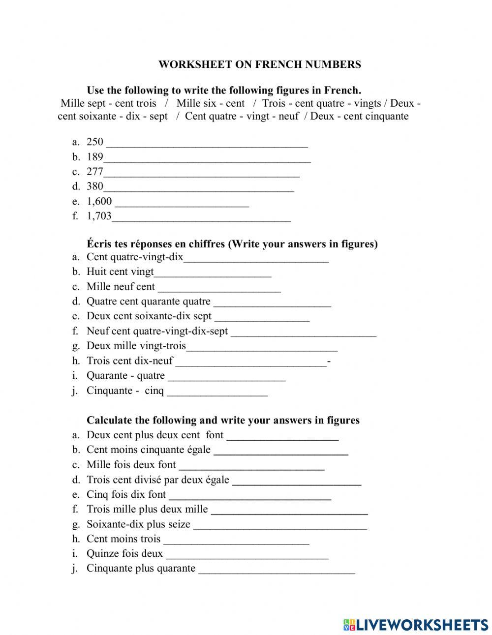 Numbers In French Interactive Worksheet Live Worksheets numbers-in-french-interactive-worksheet-live-worksheets