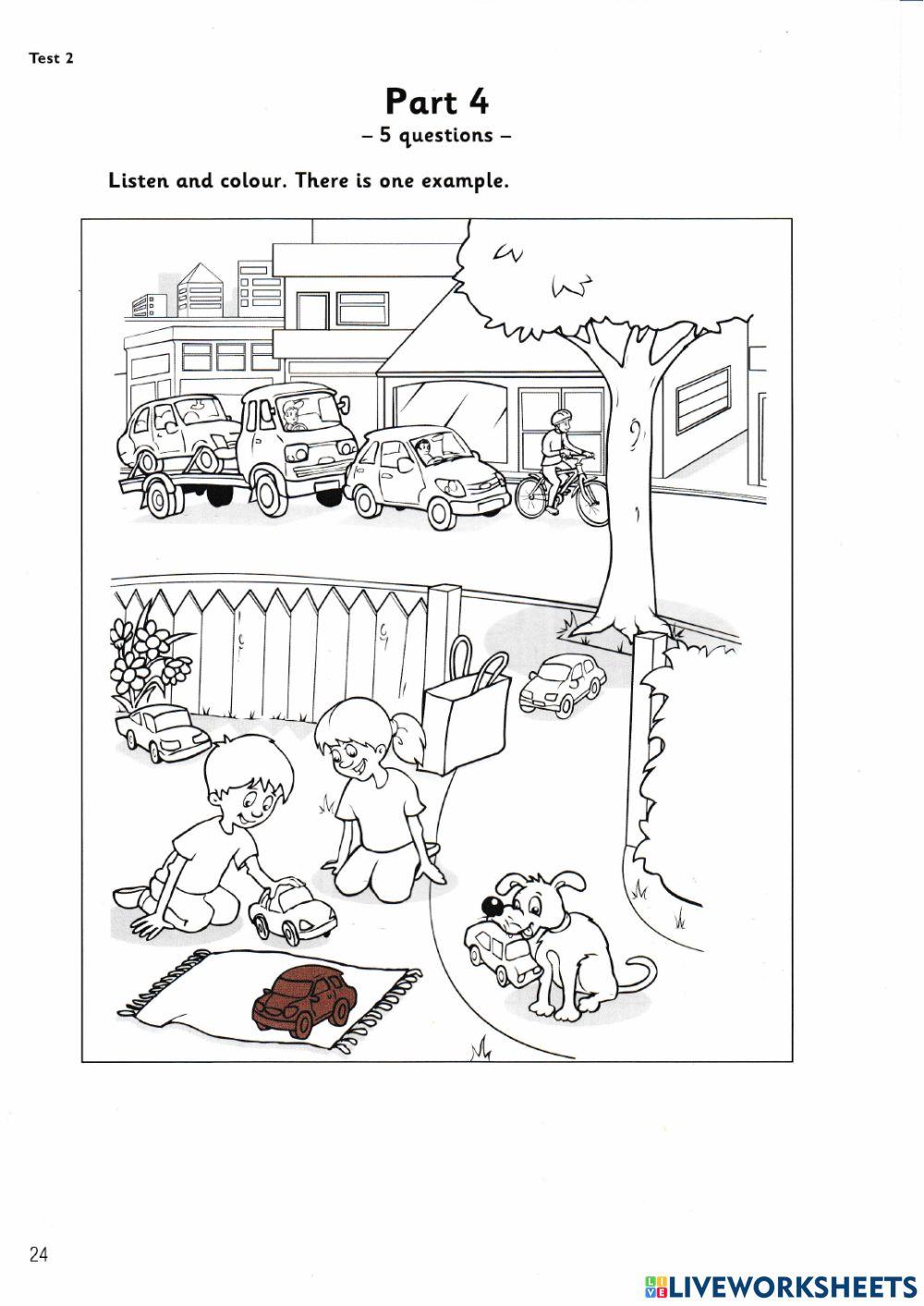 Starters 1 - Test 2 Listening