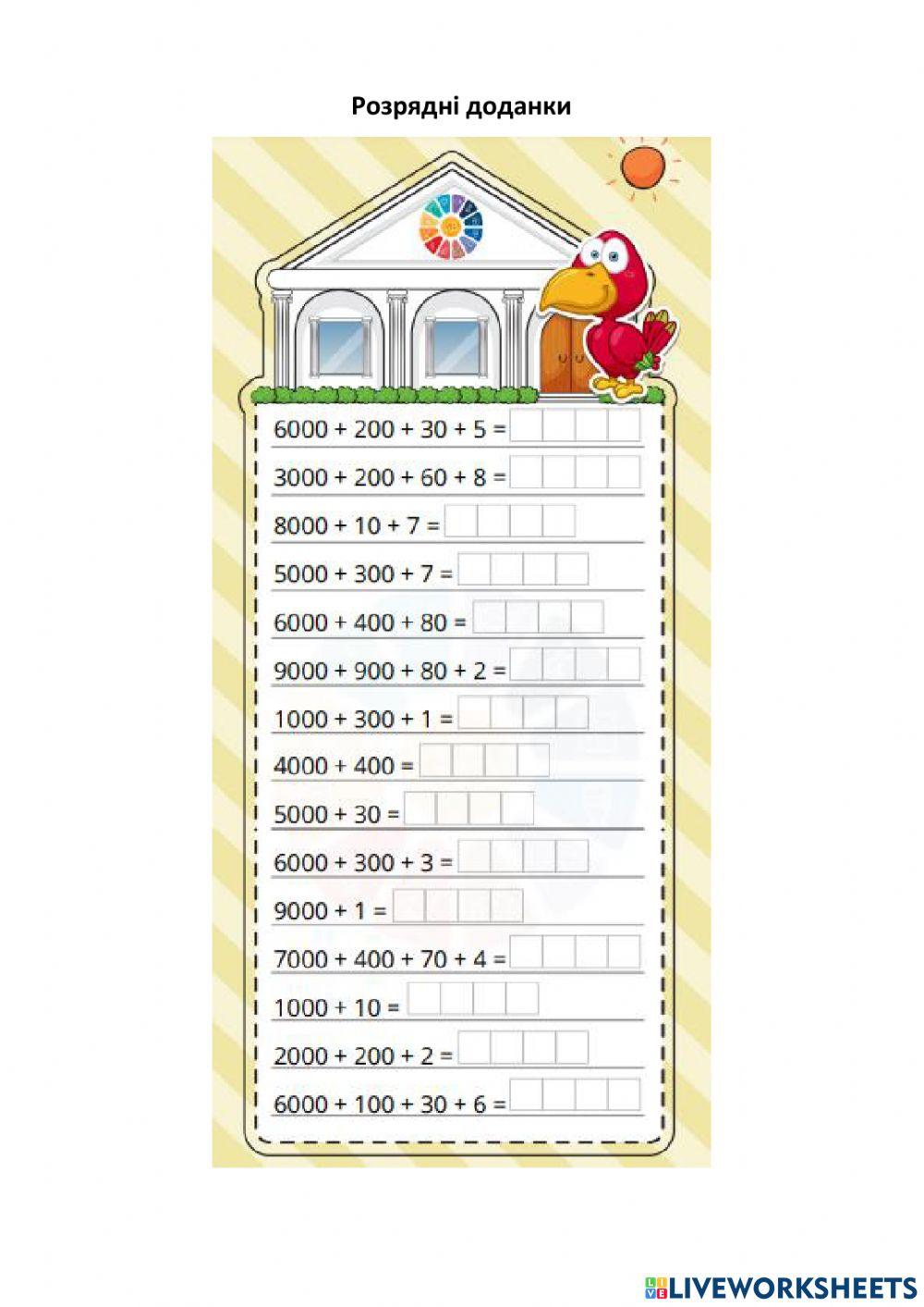 Розрядні доданки