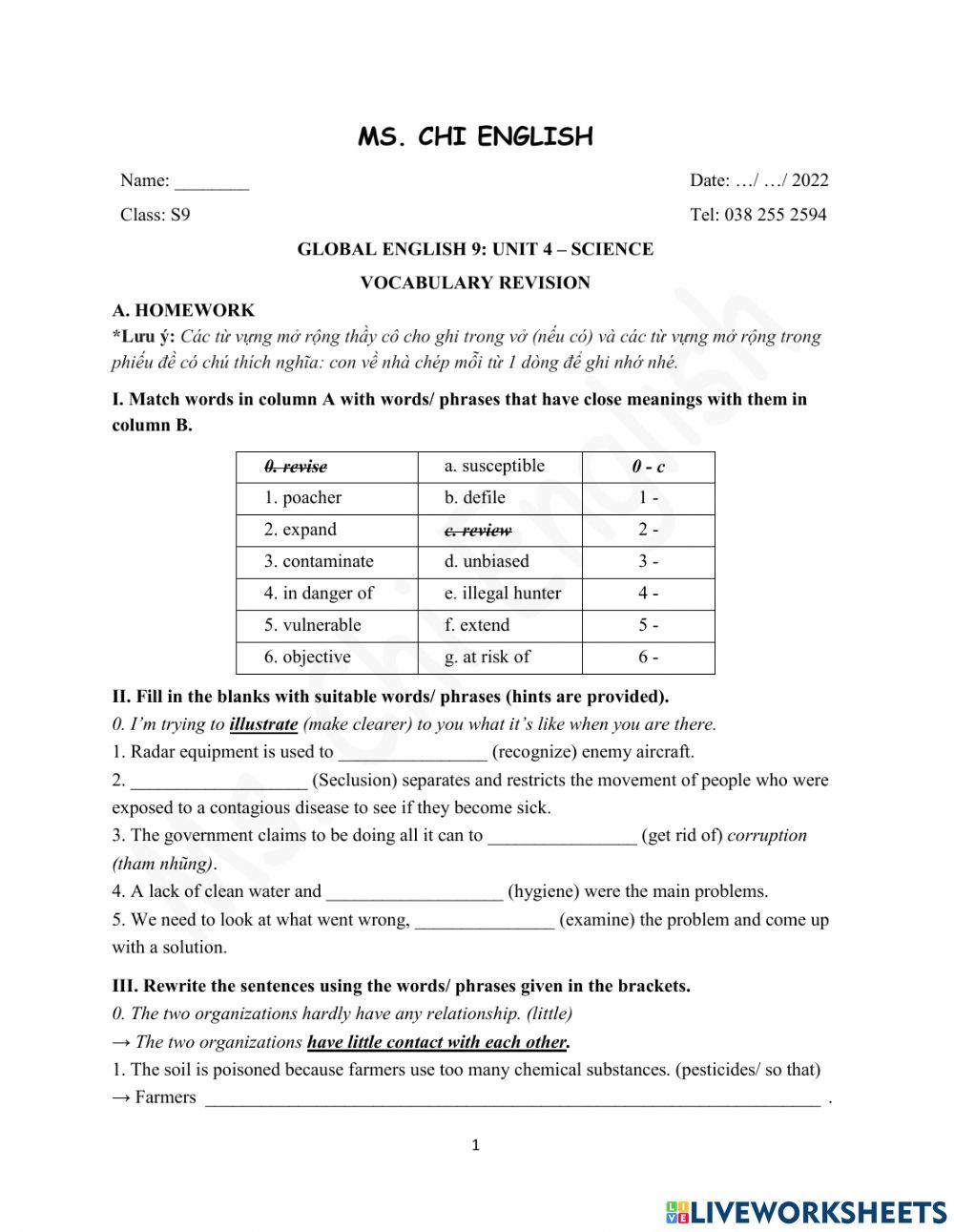 Foreign teacher-S9-Week 13-U4-Vocab Revision (1)